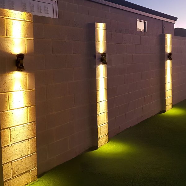 8 In. 2-Light Rotating Heads LED Up Down Outdoor Wall Light - Image 6