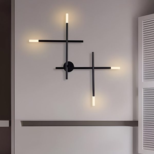 Creative Geometric Strip LED Modern Wall Lamp Wall Sconce Lighting - Image 2