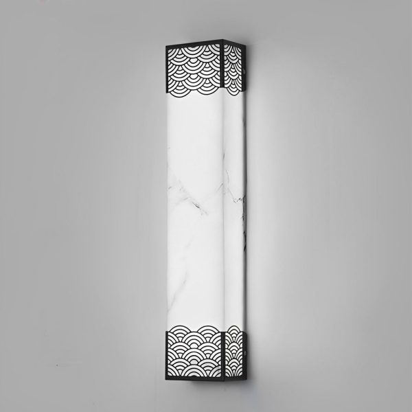 Rectangular Resin LED Waterproof Vintage Outdoor Wall Lights Wall Lamp - Image 8