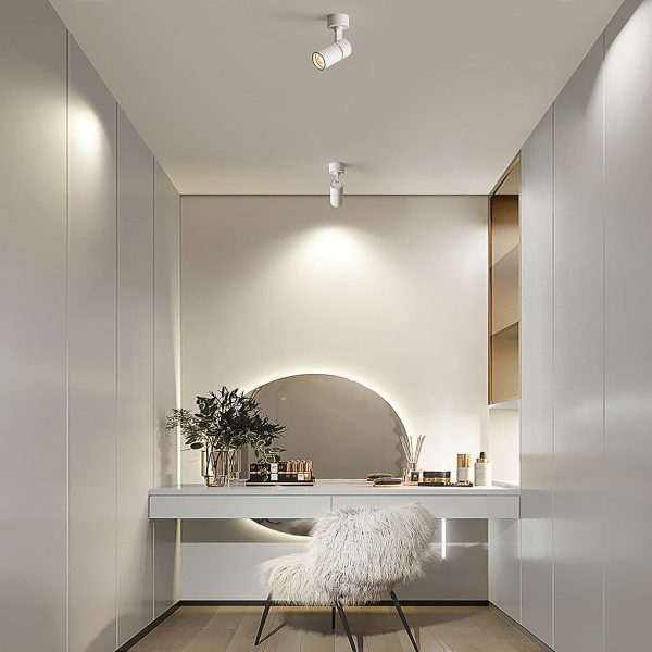 Up and Down Adjustable Round LED Ceiling Mounted Minimalist Spotlight - Image 2
