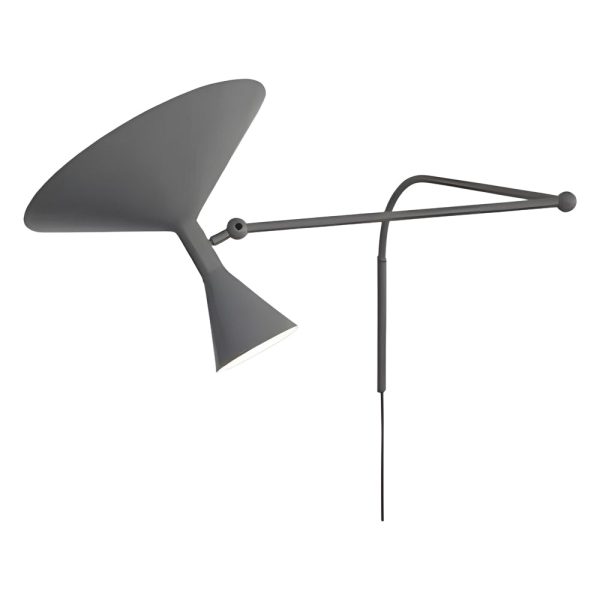 Marseille Swing Arm Wall Lamp Adjustable Long Metal Arm Trumpet Sconce - Image 11