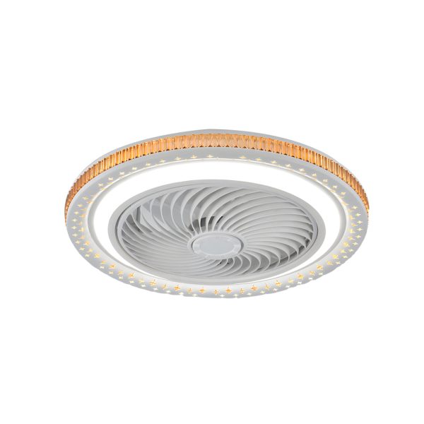 19.7" Bladeless Ceiling Fan with LED Light and Remote - Image 11