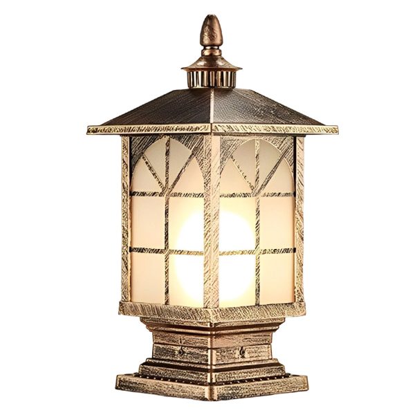 Retro Creative Waterproof Modern Outdoor Fence Post Lights Pillar Lamp - Image 17