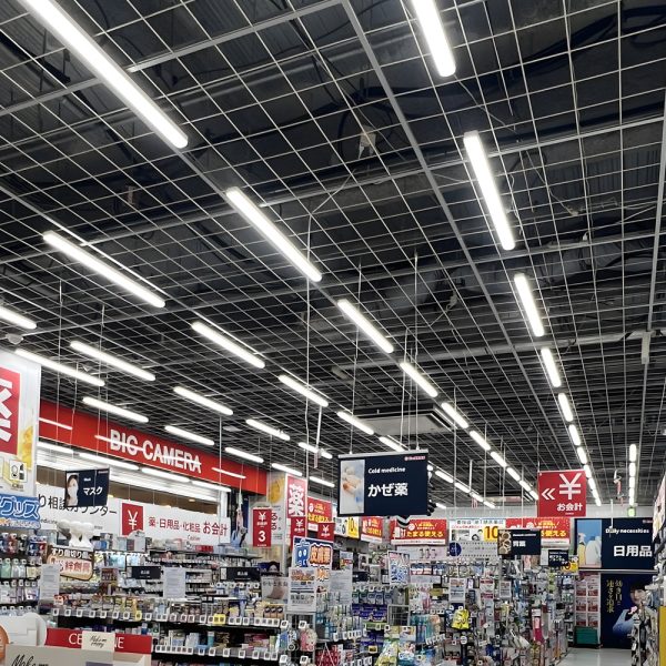 47 inch LED Linear Tri-proof Light IP65 White Vapor Tight Flush Mount Ceiling Light, 3000K/5000K - Image 2