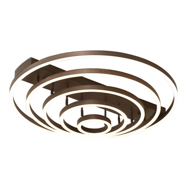 Adjustable Multiple Circular LED Modern Flush Mount Ceiling Lights - Image 9