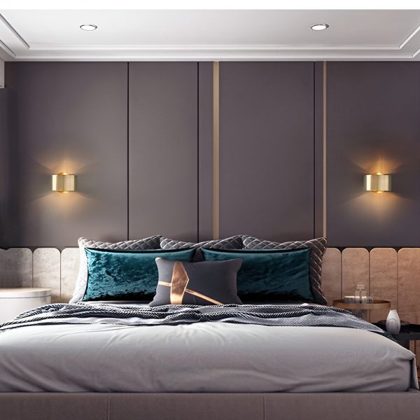 Circular Up and Down Lights Gold Nordic Wall Lamp Wall Sconce Lighting - Image 3