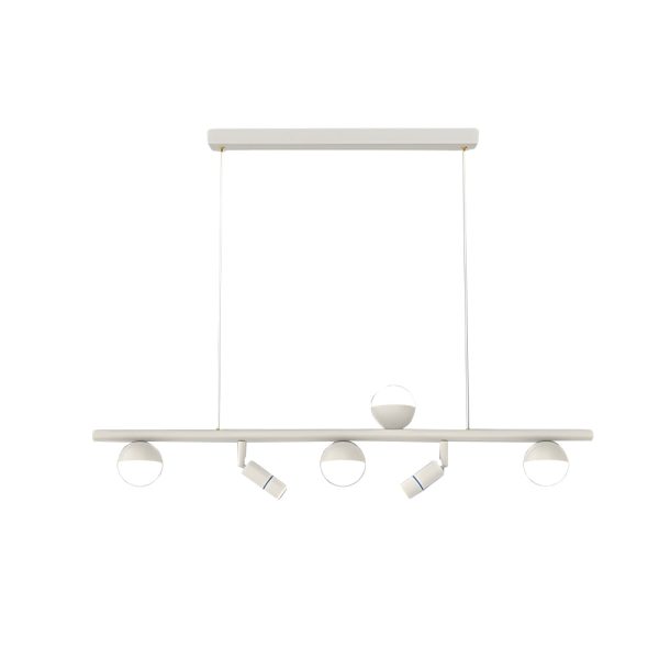 Long Strip LED Three Step Dimming Nordic Spotlight Dining Room Chandelier - Image 8