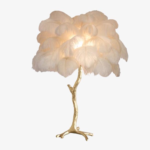 O'Moore Nordic Luxury Unique Ostrich Feather Floor Lamp/Table Lamp - Image 22