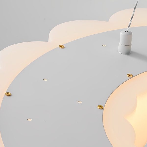 Ring Honeycombs Three Step Dimming LED White Ins Nordic Chandelier Light - Image 11
