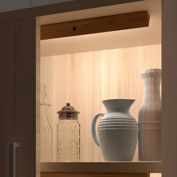 Wood Rectangle Motion Sensor Magnetic Cabinet Lights LED Rechargeable Night Light - Image 4
