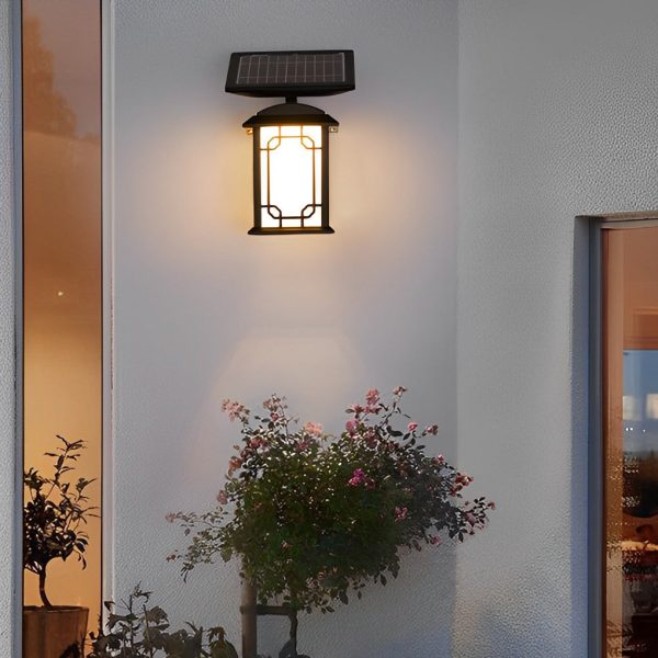 Vintage Waterproof LED Dimmable with Remote Solar Wall Lights Outdoor - Image 2