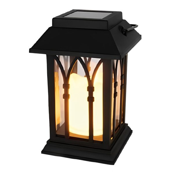 Portable Lantern Waterproof LED Intelligent Black Solar Outdoor Lights - Image 13