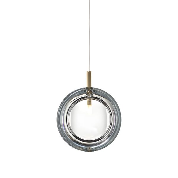 Simple Round Glass Creative Postmodern Pendant Light Hanging Ceiling Lamp - Image 7