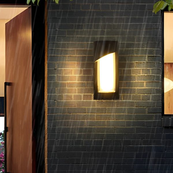 Creative Waterproof LED Black Modern Outdoor Wall Lamp Exterior Lights - Image 6