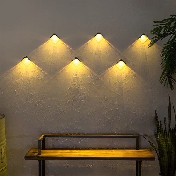 2Pcs Waterproof LED Multi Color Light Modern Solar Wall Washer Light - Image 11
