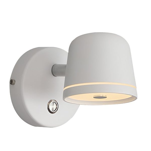 Adjustable Round Stepless Dimming LED Nordic Wall Lamp Wall Sconce Lighting - Image 9