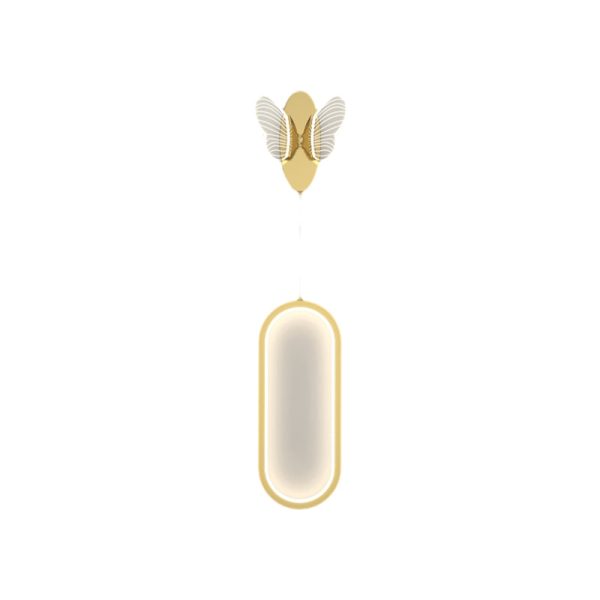 Oval Round Butterflies Three Step Dimming Modern LED Wall Lights Fixture - Image 8