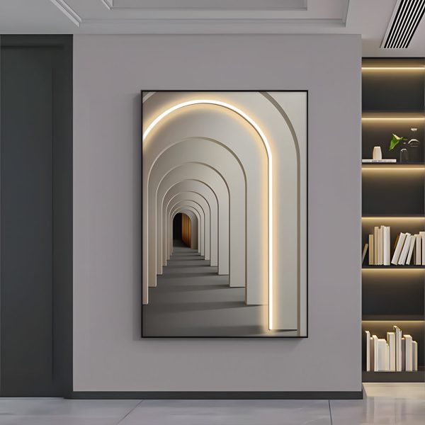 Decorative LED Light Canvas Hanging Painting with Remote - Image 2