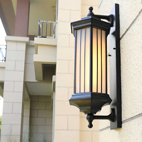 Retro Creative Outdoor Waterproof Black Modern Exterior Wall Lights - Image 2