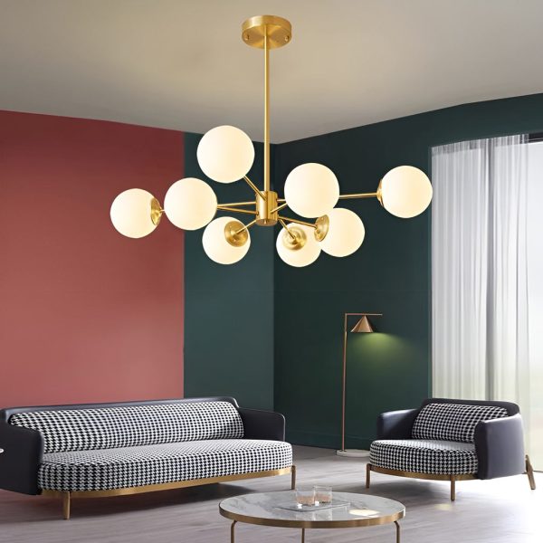 6 Lights Three Step Dimming LED Nordic Chandelier Kitchen Island Lighting - Image 3