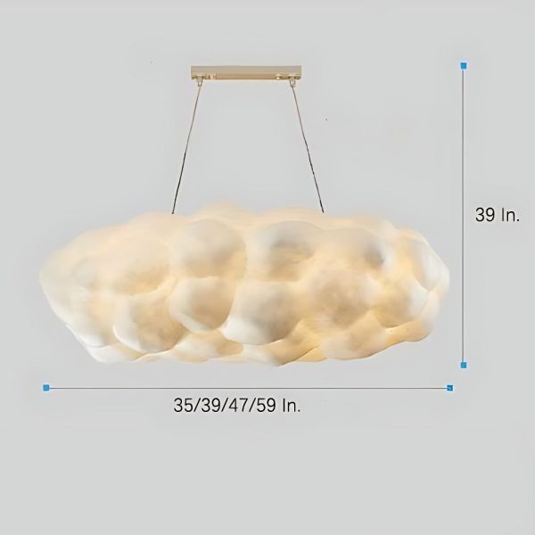 Cloud Shaped Modern Artistic Pendant Light Hanging Lamp Island Lights - Image 12