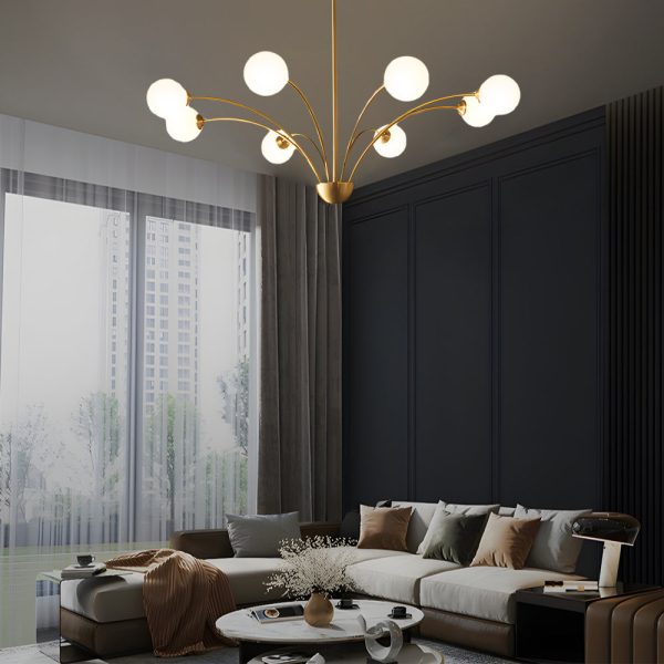 Millender Chandelier with 8 Heads Crystal Ball - Image 2