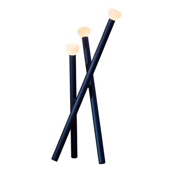 3-light Minimalist Modern Stick Floor Lamp - Image 9