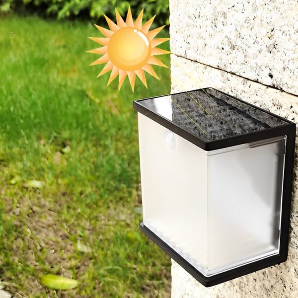 Square Intelligent Motion Sensor LED Waterproof Solar Outdoor Lights - Image 5