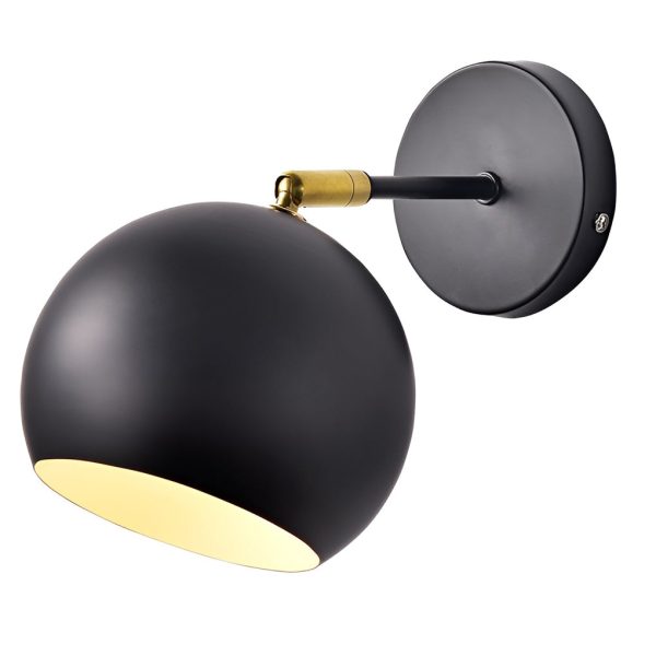 Adjustable Hemispherical Nordic Plug in Wall Lamp Wall Sconce Lighting - Image 8