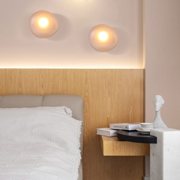 Colorful Glass Pebbles LED Small Decor Modern Indoor Wall Sconces Lighting - Image 14