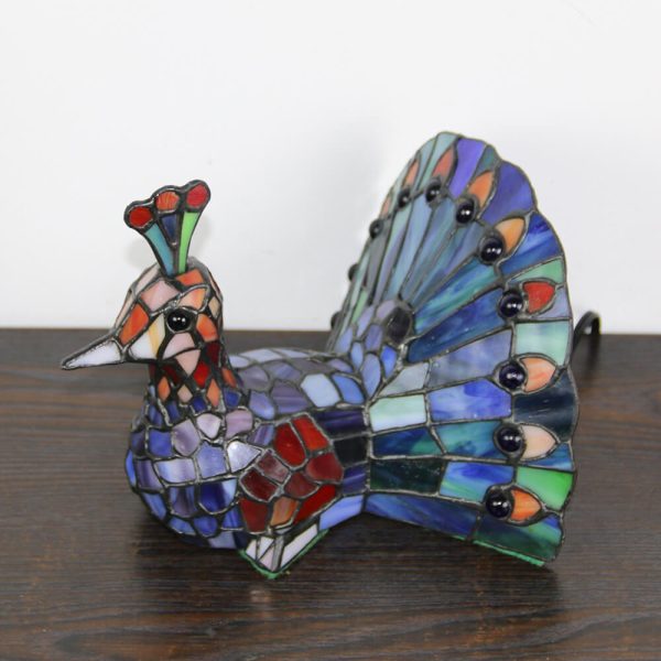Tiffany Creative Animal Stained Glass 1-Light Decorative Table Lamp - Image 17