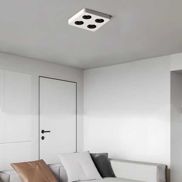Square LED Anti-Glare Flush Mount Ceiling Light - Image 20
