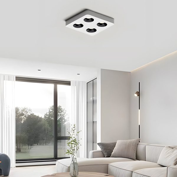 Square LED Anti-Glare Flush Mount Ceiling Light - Image 21