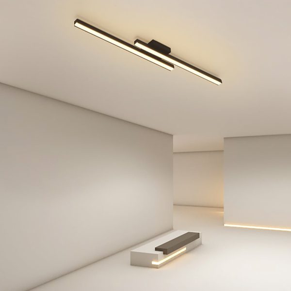 35'' Modern LED Rectangular Shaped Flush Mount Kitchen Lighting Ceiling Light - Image 3