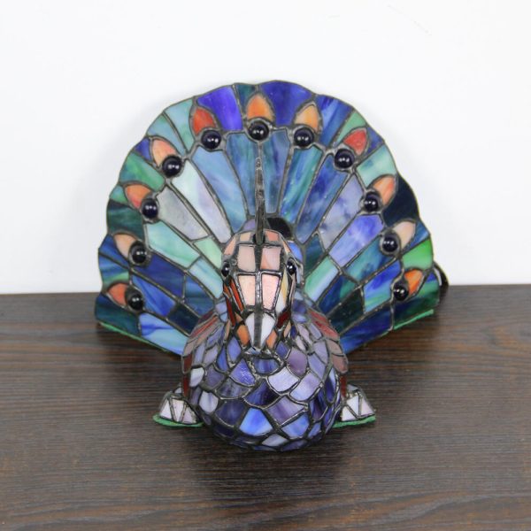 Tiffany Creative Animal Stained Glass 1-Light Decorative Table Lamp - Image 21