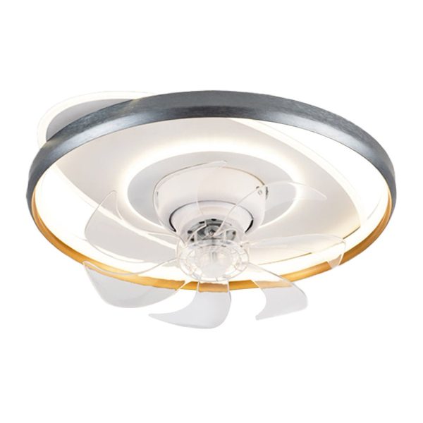360?? Rotatable LED Three-color Light Stepless Dimming Ceiling Fan Lamp with Remote Control - Image 9