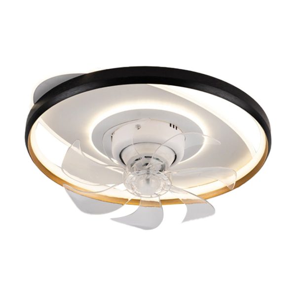 360?? Rotatable LED Three-color Light Stepless Dimming Ceiling Fan Lamp with Remote Control - Image 8