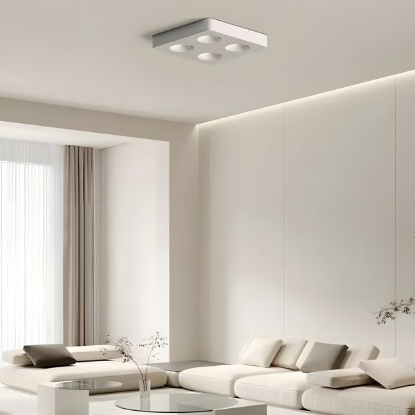 Square LED Anti-Glare Flush Mount Ceiling Light - Image 18