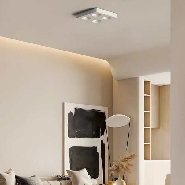 Square LED Anti-Glare Flush Mount Ceiling Light - Image 19