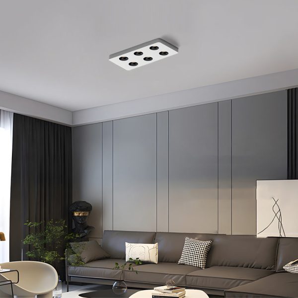 Square LED Anti-Glare Flush Mount Ceiling Light - Image 27
