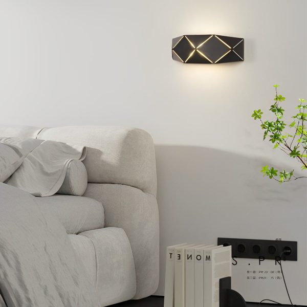 Minimalist Creative Geometric Iron Acrylic Modern Wall Lights Wall Lamp - Image 2
