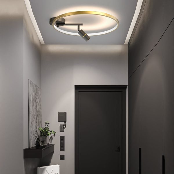 Circular with Adjustable Spotlights Three Step Dimming Modern Ceiling Lamp - Image 2