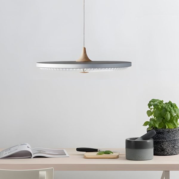 Round UFO 3 Step Dimming LED Pendant Lights Kitchen Island Lighting - Image 4