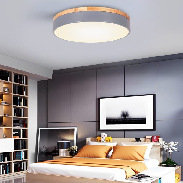 12" Circular LED Modern Ceiling Lights Flush Mount Lighting Ceiling Lamp - Image 7