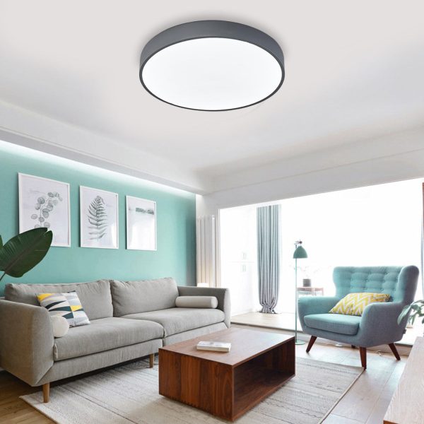 Ultra-thin Round LED Modern Ceiling Lights Flush Mount Lighting - Image 5