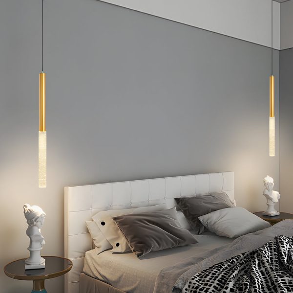 Elongated Cylinder Bubbles Shade 3 Step Dimming Ins Modern Pendant Lights - Image 3