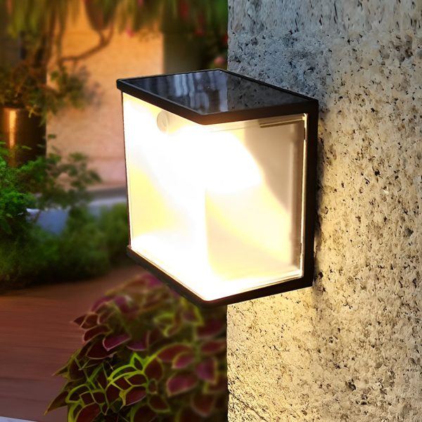 Square Intelligent Motion Sensor LED Waterproof Solar Outdoor Lights - Image 3