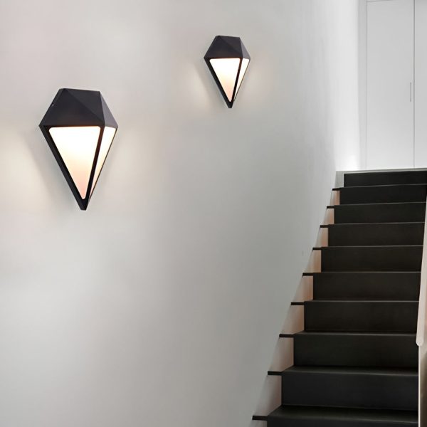 Creative Geometric LED Waterproof Modern Outdoor Wall Lamp Wall Lights Fixture - Image 3