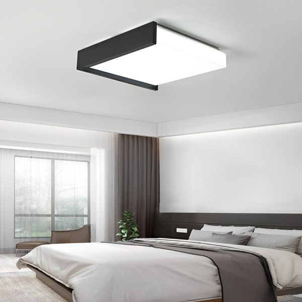 Minimalist Creative Square LED Stepless Dimming Nordic Ceiling Lights - Image 3