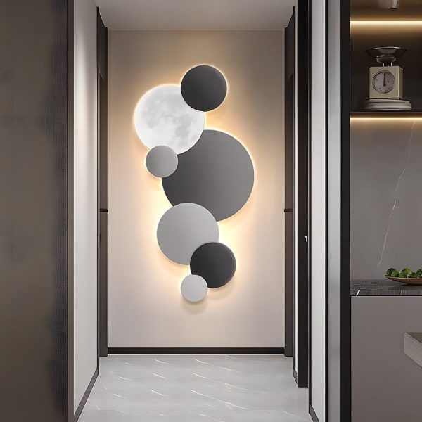 Lunar Glow Round LED Wall Sconce - Image 6